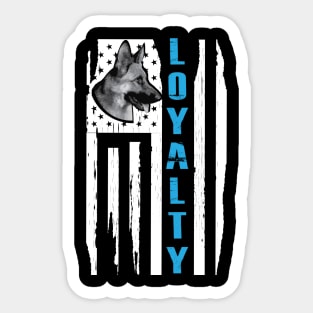 K-9 Loyalty Sticker